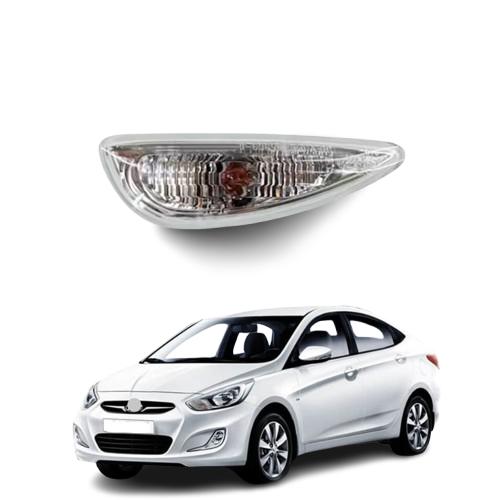 Левый повторитель поворота на крыле для Hyundai Solaris 2010-2018 OEM 923031R000