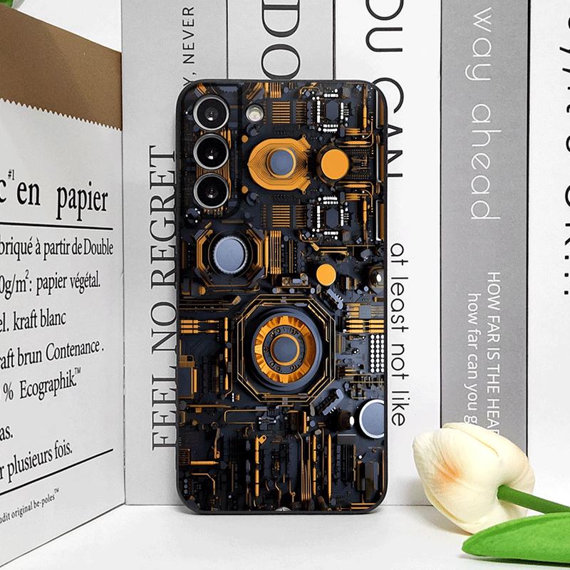 Чехол для телефона с 2D-рисунком под печатную плату для Samsung Galaxy A56 A42 A14 A55 A16 A54 A36 A53 A52 A51 A50 A15 5G Мягкие чехлы