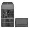 Manicure Kit Nail Clippers Set Stainless Steel Professional Pedicure Black 16 in 1 Grooming Kit