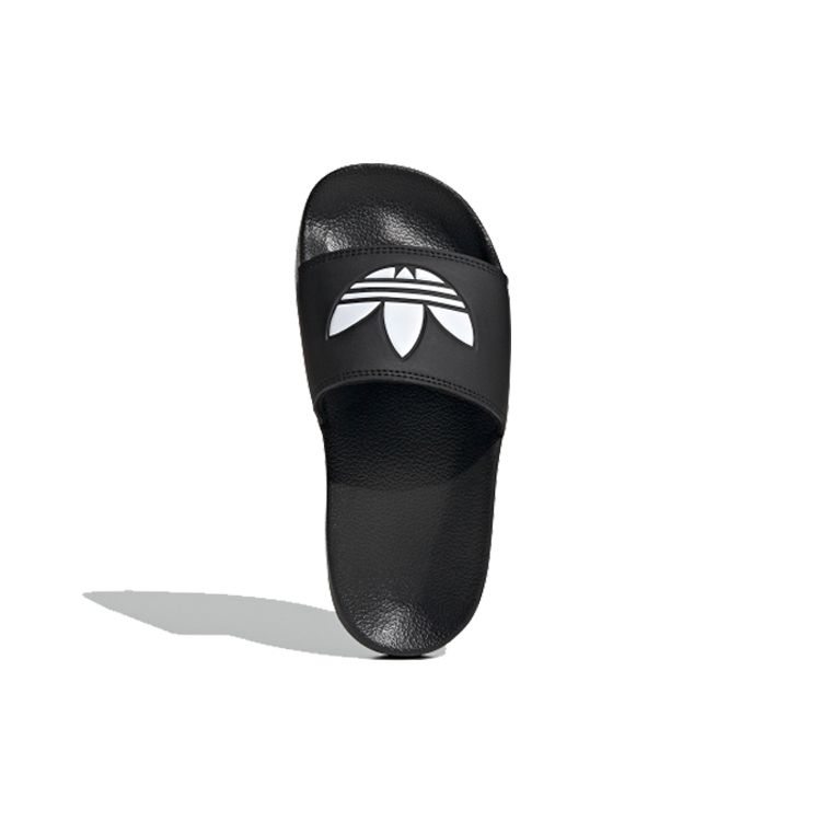 Adidas Adilette Lite Slide J Черно-белые детские кроссовки Core-Black Cloud-White EG8271