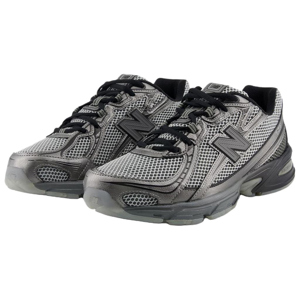 New Balance Nb 740 Comfortable Soft Durable Low-Top Dad Shoes Unisex Sneaker Silver Gray U740BSM
