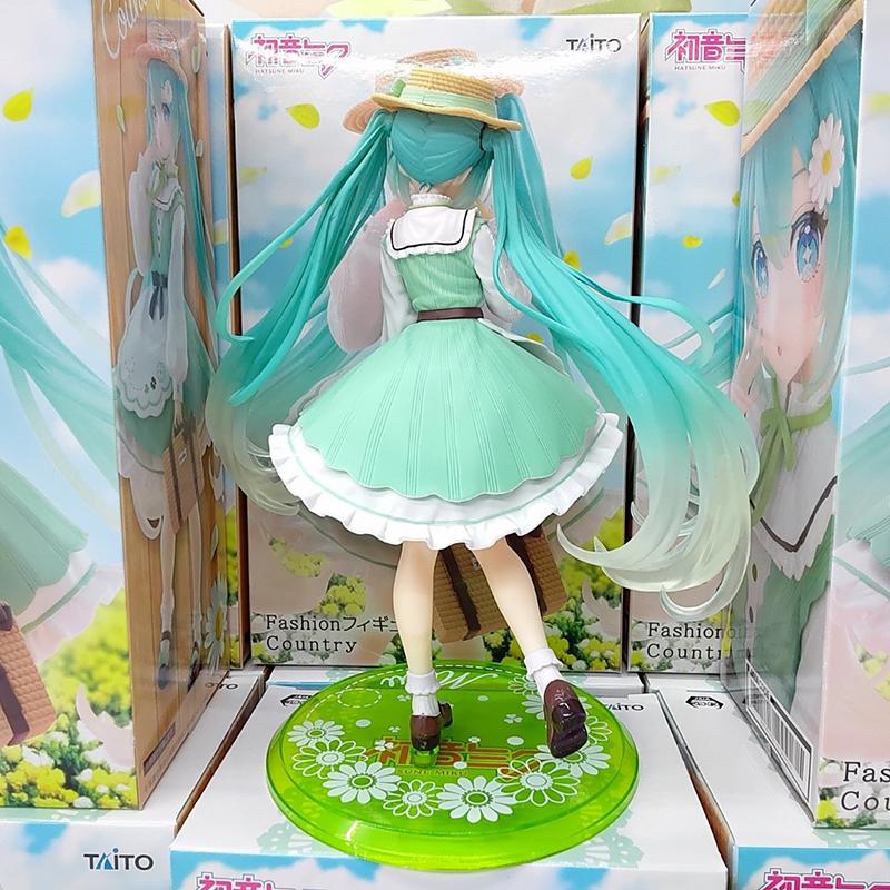 20cm taito fashion hatsune miku country anime figure toys action statuette pvc model collection doll birthday present