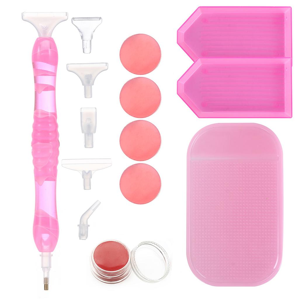 Mat Beads Tray Diamond Painting Glue Clay Resin Diamond Painting Pen Resin Pens Point Drill Pen
