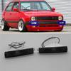1 пара для VW Golf 2 MK2 Jetta 2 MK2 1980-1992 передний указатель поворота, бампер, индикаторная лампа с жгутом проводов