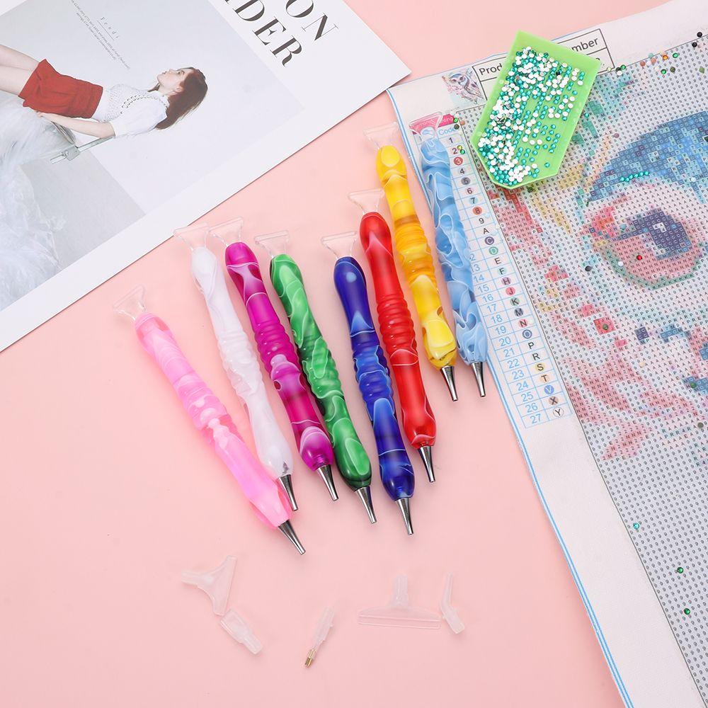 Швейные принадлежности Смоляная ручка Смоляная ручка для алмазной живописи Сплавные сменные насадки Ручка для точечной выкладки