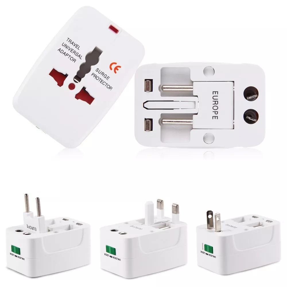 3In1 International Travel Plug Power Adapter Detachable Universal Converter Kits