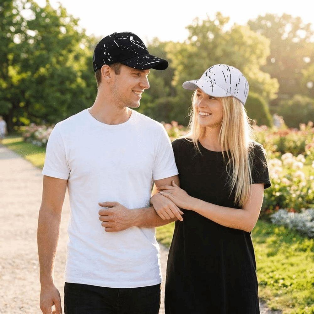 Wide Brim Baseball Cap Graffiti Hip Hop Hat Fashion Sunscreen Hat Outdoor Sports