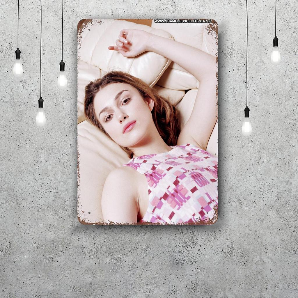 keira knightley Decor Vintage Metal Signs Tin Signs Captain Poster Decor for Bar Pub Club Man Cave Wall Decoration