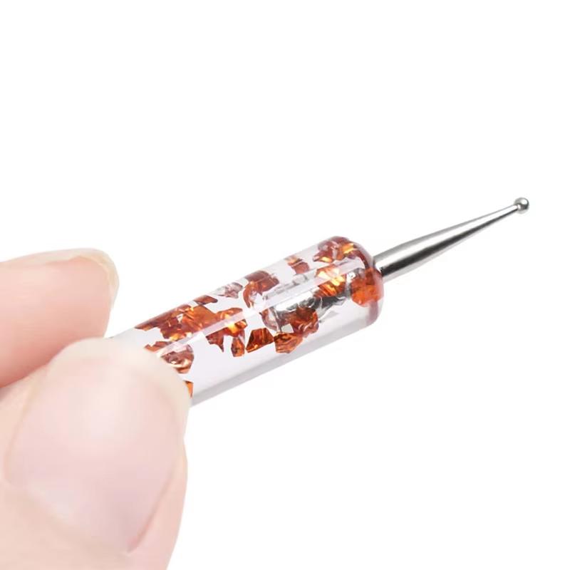 5 шт./набор портативных точечных ручек для дизайна ногтей с кристаллами, ручка с двумя концами, ручки для рисования стразами и драгоценными камнями, маникюрные инструменты