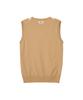 NOHANT Cashmere Blended Argyle Vest Beige