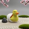 1 шт. Креативное милое мультяшное украшение в виде вылупляющегося маленького желтого утенка из смолы, деревенское украшение для рабочего стола, сада с горшечными растениями на открытом воздухе, праздничный подарок