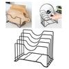 Pot Lid Rack Iron Kitchen Cutting Board Storage Rack Multifunctional Dish Plate Storage Rack
