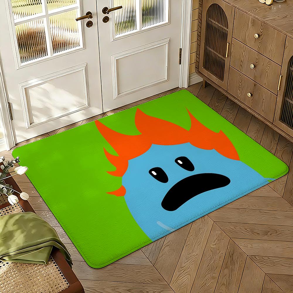 Dumb Ways to Die Floor Mat Soft Thickened Absorbent Non-Slip Bedroom Living Room Door Mat Home Decor Flannel Rugs