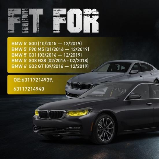 2X Светодиодные платы ДХО «Ангельские глазки» Желтые для BMW F90 M5 G30 G31 G38 G32 GT
