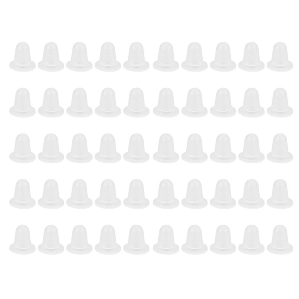 100pcs Bag Silicone Tattoo Ink Cap Cup Plastic Microblading Pigment Accessories Holder S