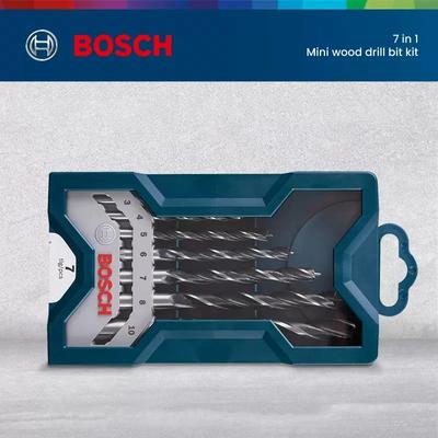7 в 1 мини-сверла по дереву, 7 шт., набор профессиональных аксессуаров Bosch, набор сверл 3-10 мм, подходит для хвойных пород древесины