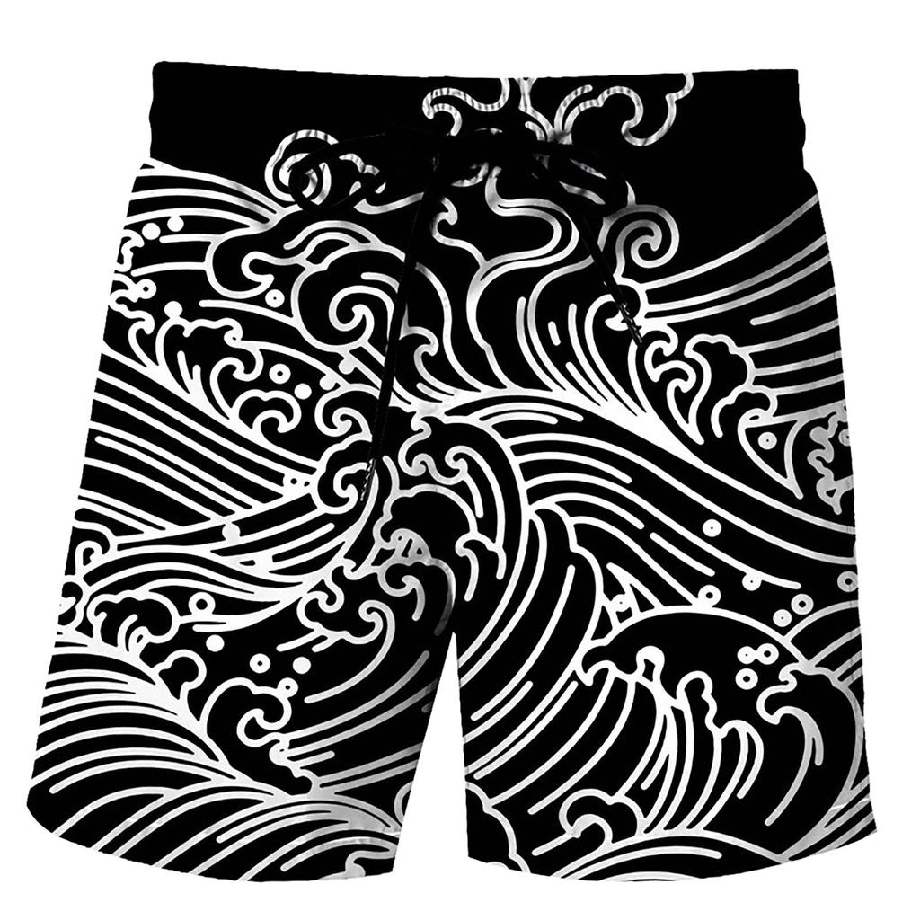 Мужские повседневные пляжные шорты Пляжные шорты с принтом флага