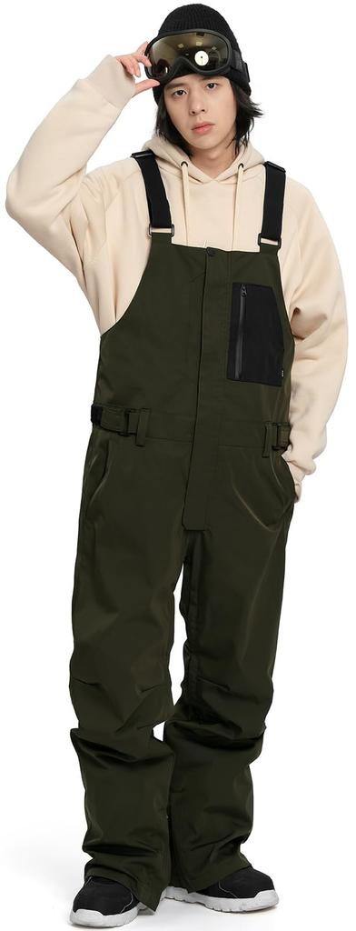 Комбинезон Acrais Доступен в размерах 6 и XXL Мужские штаны/полукомбинезон для сноуборда/лыж (Отдельный предмет) - Размеры XS, S, M, L, XL, (AL-SP2207, AL-SP2207MDKK-BL)