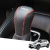 Hearsheng Genuine Leather Shift Knob Cover for the New Yaris 2020 and New Yaris Cross 2020 Custom Interior Protects Against Nail Easy Design with Red