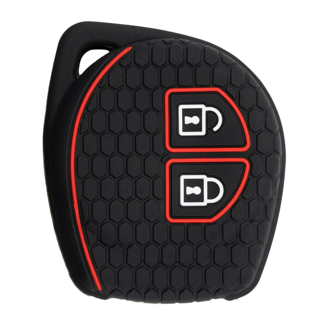 Чехол для автомобильного дистанционного ключа для Suzuki Swift Liana Aerio Jimny Samurai Amagatarai Grand Vitara Engines, только 2 кнопки, силиконовый чехол для ключей