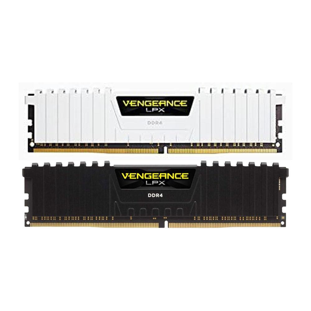 Оперативная память Corsair VENGEANCE LPX DDR4 16 ГБ 3200 МГц Компьютерная память Черный/Белый