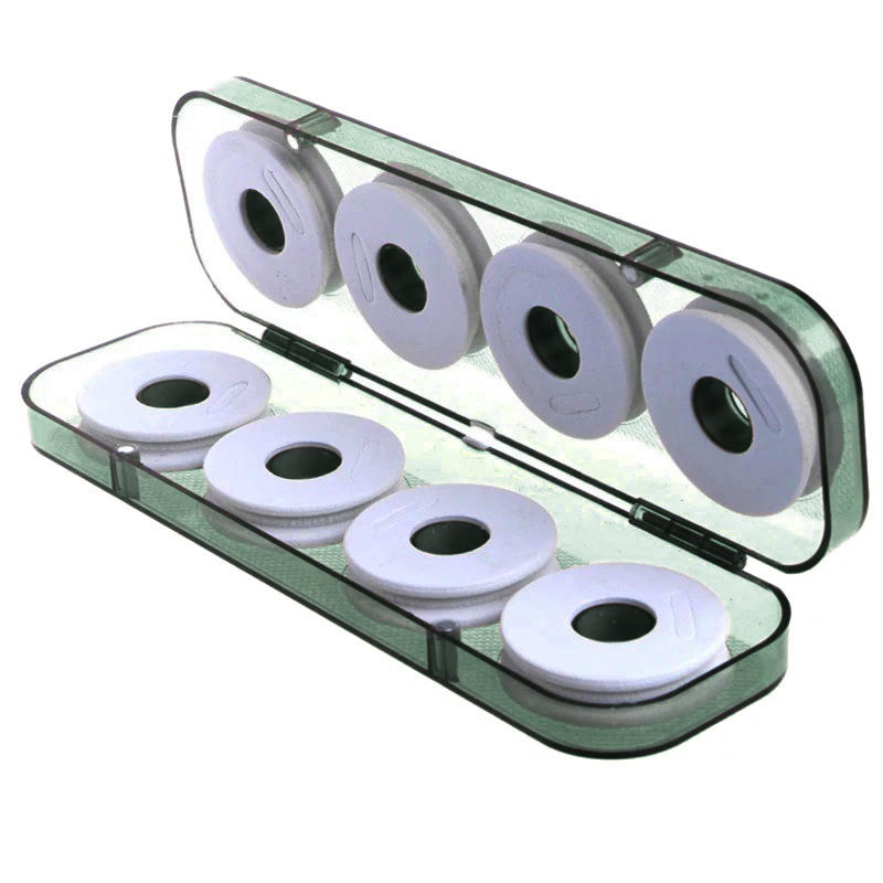 8/16Pcs Plastic Winding Board Fishing Line Wire Shaft Bobbin Spools Tackle Box Gift