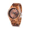 BOBO BIRD Деревянные часы Японский кварцевый аналоговый дисплей Модные ретро часы из натурального дерева Подарок Мужские мужские