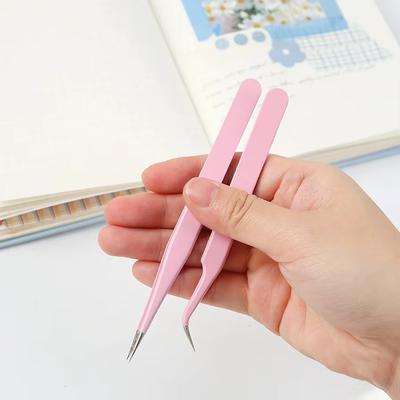 2 шт. Макаронные пинцеты для наклеек, скрапбукинга, DIY-поделок, Арт-декора, Инструмент для коллажей в журнале, Подбор ленты, Альбом, Школьные принадлежности