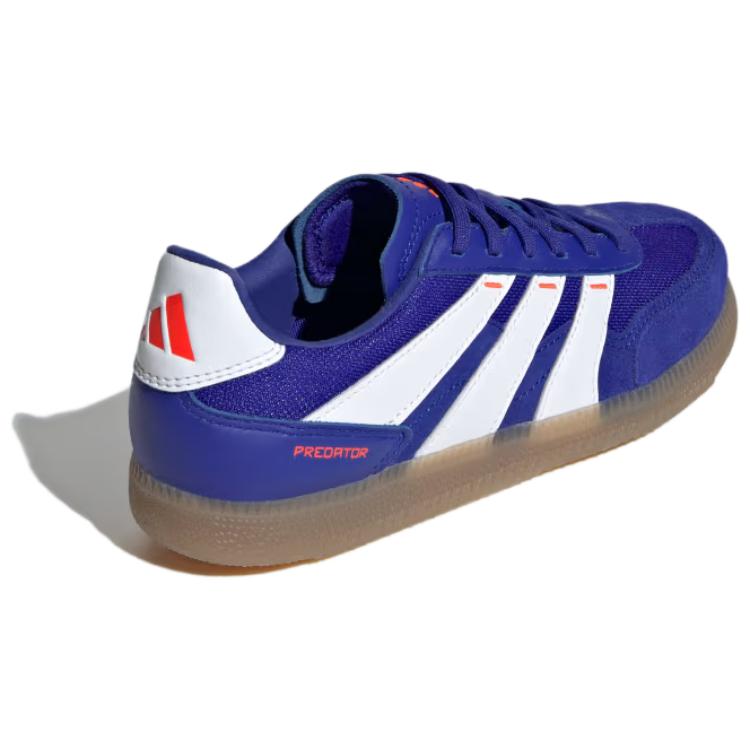 Adidas Кроссовки Predator Freestyle для зала, цвет «Прозрачный синий / Облачно-белый / Солнечный красный», IF6309