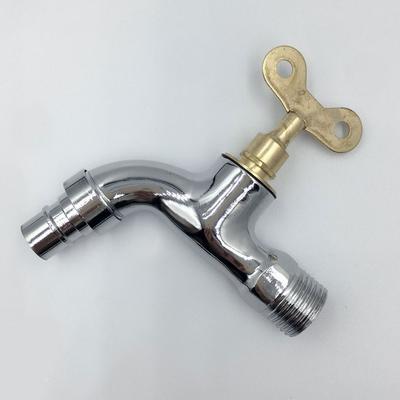 Противоугонный кран для воды с замком для ключа, латунный корпус, одно отверстие для переключателя с ключом, краны для кухни и улицы