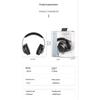 VJ033 5.0 LED Color Head Mounted Sports Headphones, Equipped with 6-hour Foldable Lightweight High Fidelity Stereo Playback Headphones for Telephones