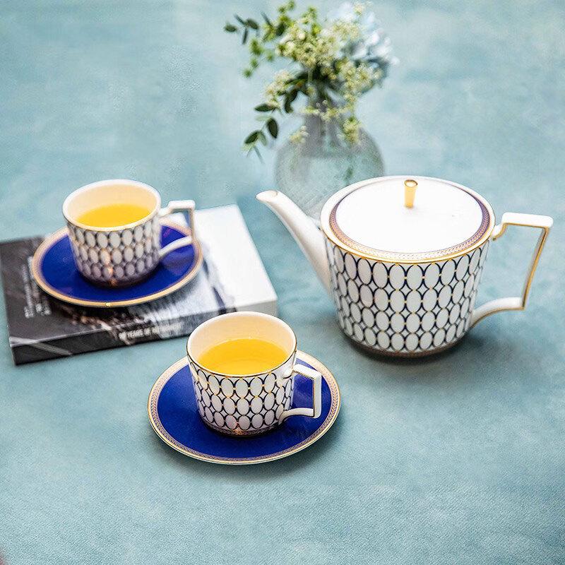 Wedgwood Golden Age Midnight Blue Tea Set