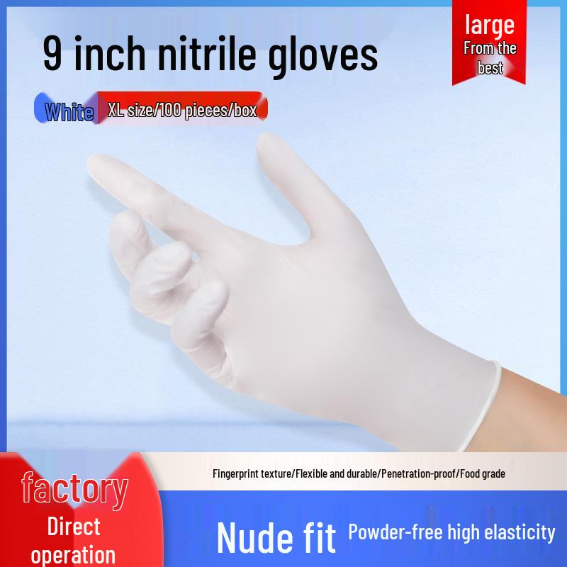 Food Grade Nitrile Gloves for Kitchen, Salon, and Dental Use