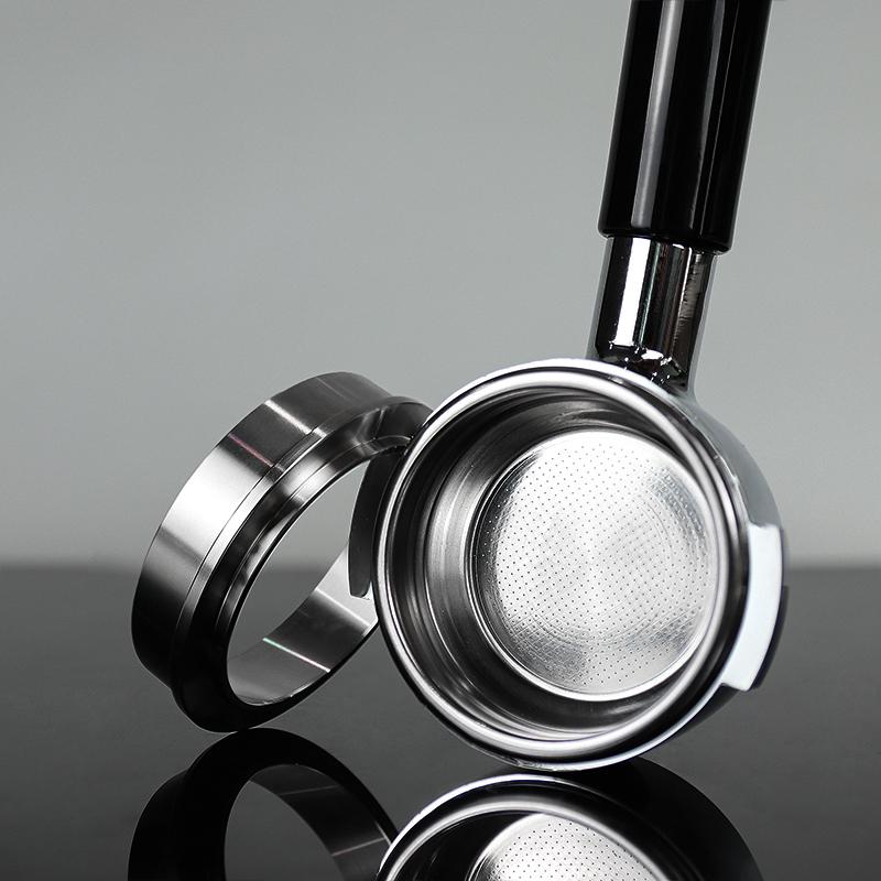 57MM 57.5MM Coffee Dosing Ring 304 Stainless Steel For Lelit Funnel Portafilter Coffee Accessories Espresso Barista Tools