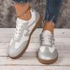 Мода Новый Стиль Женские Вулканизированные Кроссовки Тренировочные Повседневные Кроссовки Винтажные Кроссовки Спортивная Обувь Женские Кожаные Кроссовки Ретро Дизайн На Шнуровке