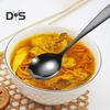 Ложка для супа, не содержащая BPA, пищевая ложка из нержавеющей стали, кухонная ложка с длинной ручкой, столовая посуда, инструмент