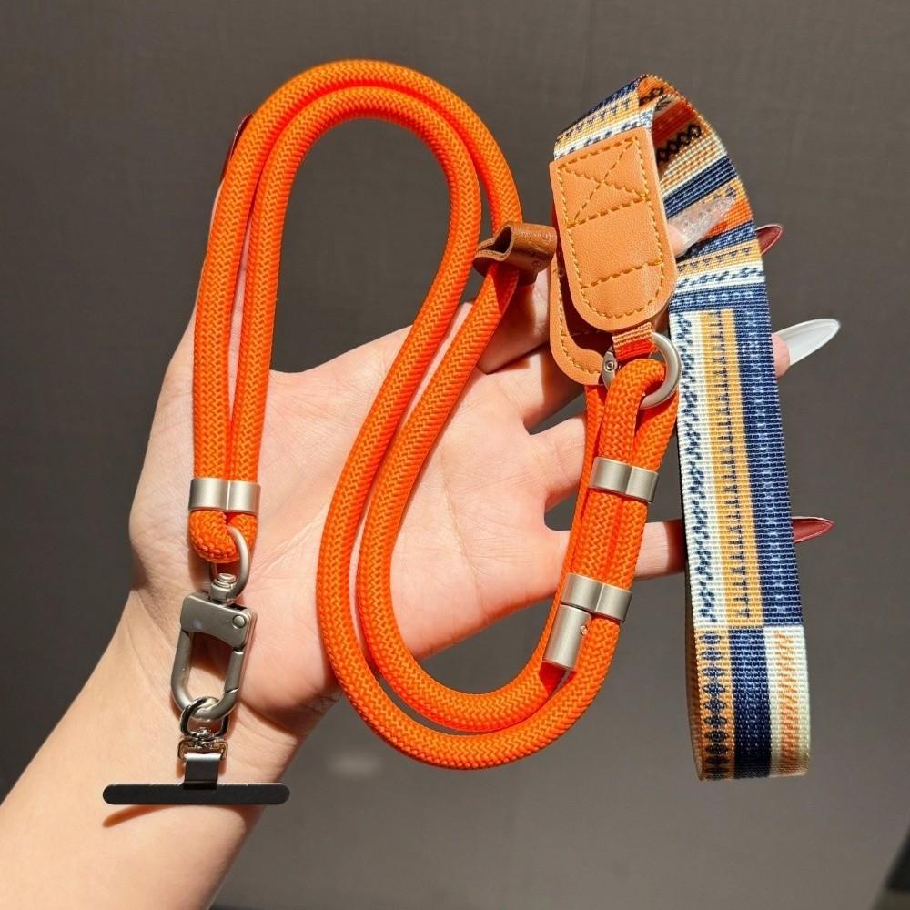 Universal Adjustable Phone Strap Metal Hook Long Hanging Rope  for Phone Case