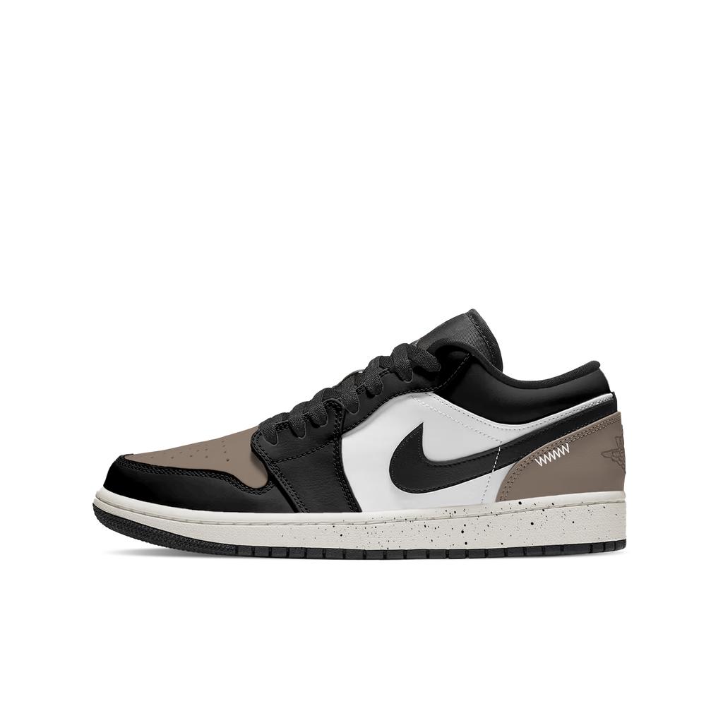 Jordan Air Jordan 1 Low top Vintage Basketball Shoes Unisex 553558-165(Team577-1.0S-BOX)
