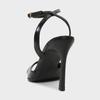Fashion Black Patent Leather Ankle Strap Buckle Heeled Sandals Women Sexy Square Open Toe High Heels Summer Elegant Party Office Shoes
