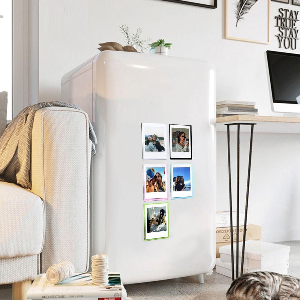 5PCS Photograph Magnetic Photo Frame Card Stamp Instant Camera Picture Holder for Fujifilm Instax SQUARE SQ1 SQ6 SQ10 SQ20