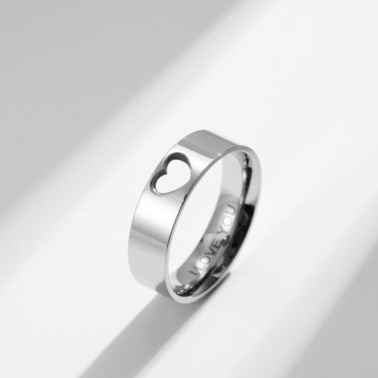 2 шт. кольцо на палец с гальваническим покрытием, яркий блеск, полое сердце, полированное изысканное мастерство, платье