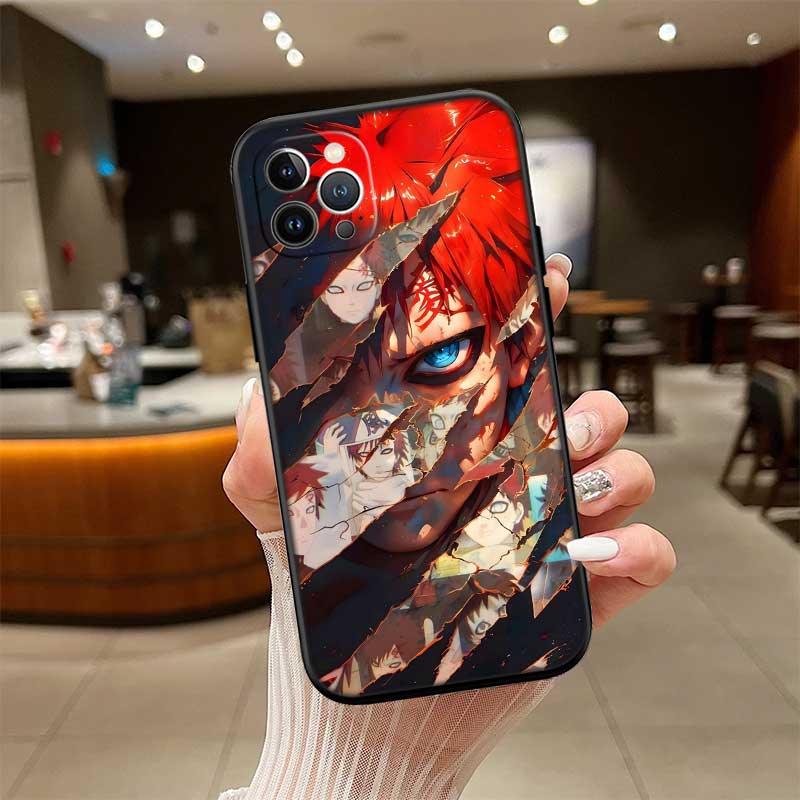 Gaara Naruto New High-End Shell Phone Case for iPhone 16 15 14 13 12 Pro Max Plus Mini