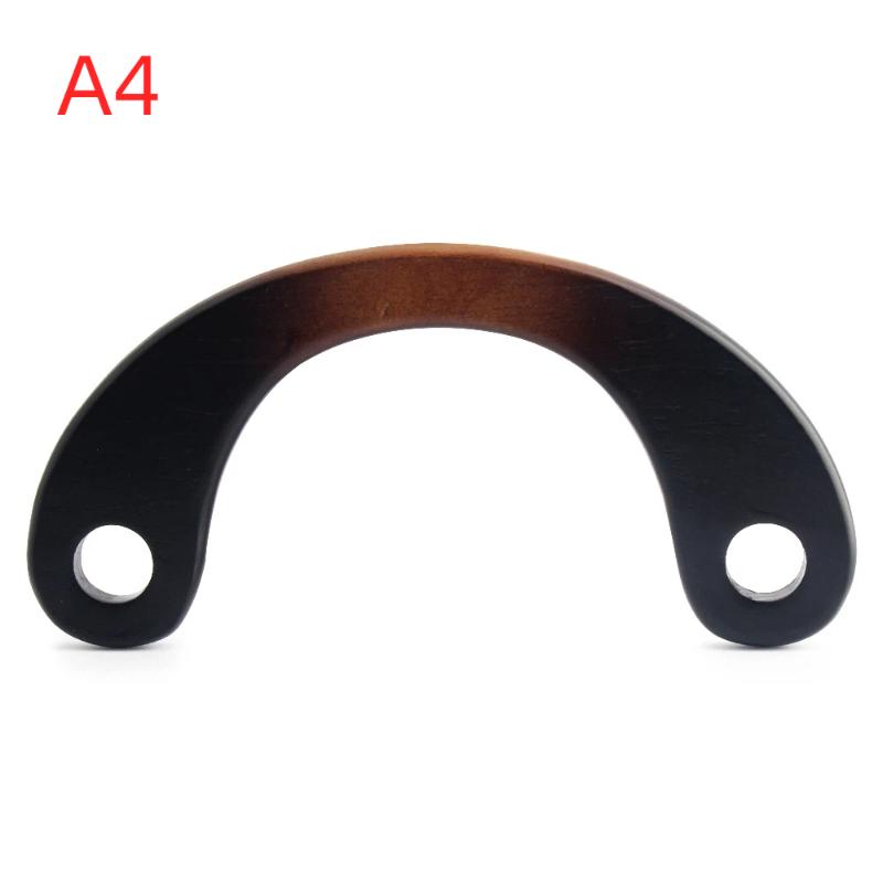 Lightweight Natural Wood Arch Bag Handle 1Pcs Replacement Accessory for Handmade Crochet Knit Bag Purse Making Crafts