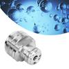 Адаптер для заправки баллона CO2, внутренняя резьба G1/2 на наружную резьбу TR21-4 для Содовой  (Золото )