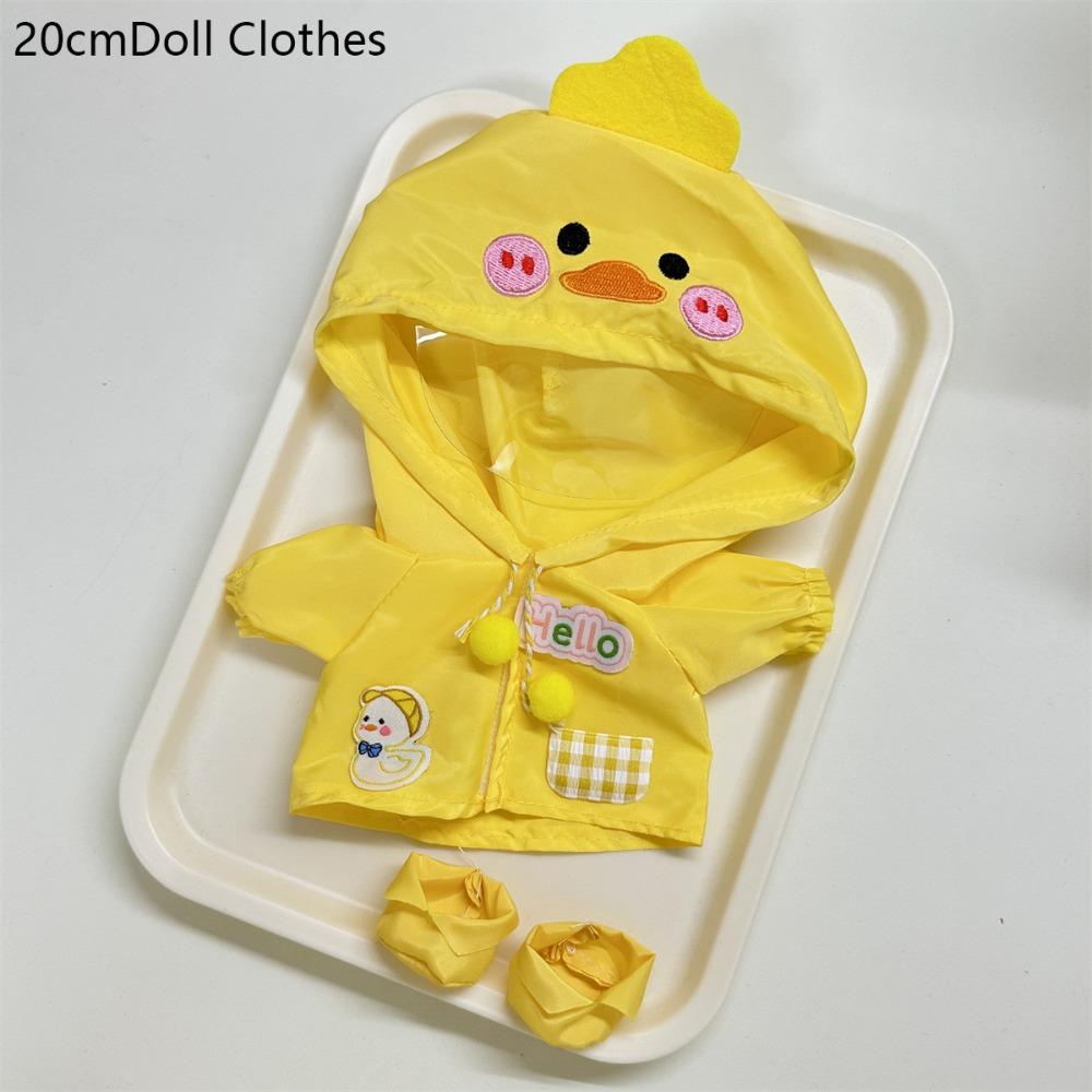 Replacement Outfit Dolls Clothing Set Outdoor Raincoat Plush Dolls Clothes Doll's Accessories