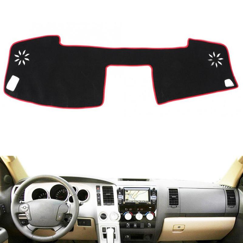 Для Toyota Sequoia Tundra 2007-2009 2010 2011 2012 2013 Анти-УФ Накладка на Панель Приборов Коврик Защита от Солнца Ковер Автоаксессуары