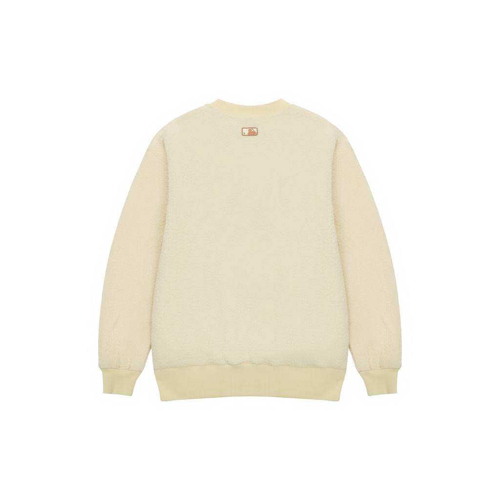 Новая унисекс толстовка MLB светло-желтая 3AMTB0726-14YEL