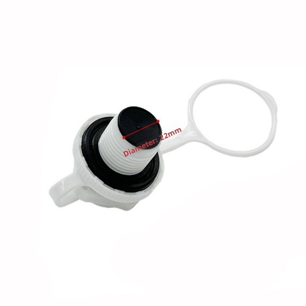 2pcs Plastic Anti Corrosion Replacement Screw Black/White Air Valve for Inflatable Rubber Dinghy