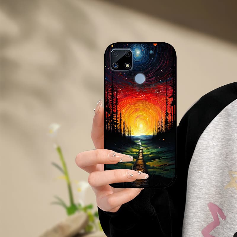 Silicone Phone Case For Realme C25s C25 Cover Painted Soft For Realme C25 C25S C21 C21Y C25Y Phone Case RealmeC25s C 25 s Funda