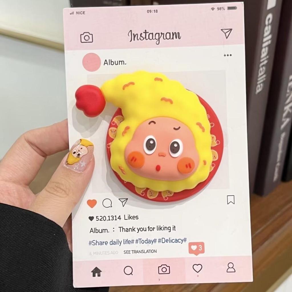 3D Силиконовый Мультяшный Плачущая Звезда Держатель для Мобильного Телефона и Выдвижной Держатель-Подушка